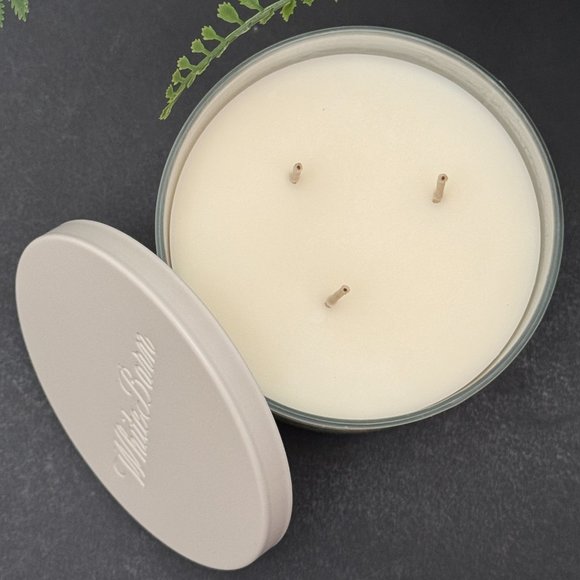 BBW Fresh Bamboo White Barn Bath & Body Works 3 Wick Candle - Picture 6 of 10